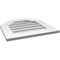 Ekena Millwork Octagonal Top Surface Mount PVC Gable Vent w/ 3-1/2"W x 1"P Standard Frame, 22"W x 22"H GVPOT22X2201SN - alternate 2